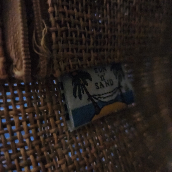 Sun and Sand Straw Beach Bag Flamingo - Picture 2 of 5